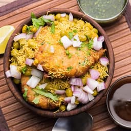 Mix Chaat With Tikki